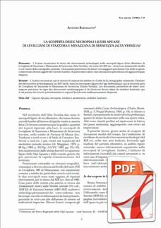 Orlandi P. et al. – Geositi mineralogici e minerari di interesse nazionale e mondiale nelle Alpi Apu