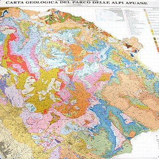 Carta geologica del Parco Alpi Apuane