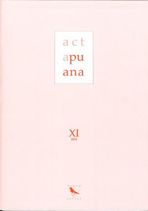 Acta Apuana XI (2012)