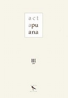 Acta apuana III (2004)