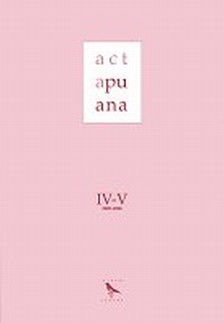 Acta apuana IV-V (2005-2006)